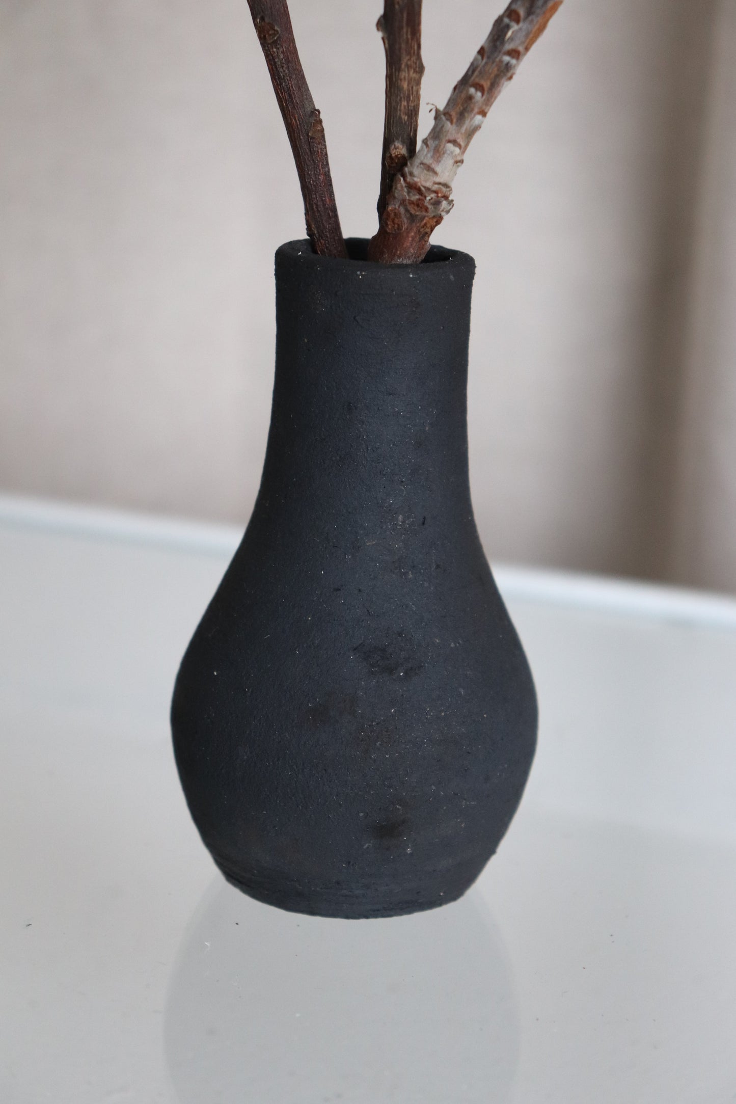 Floreritos de barro negro