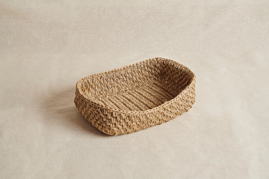 Canasto rectangular fique
