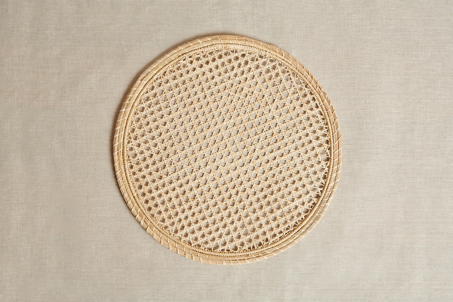 Individuales palma de iraca rattan X6